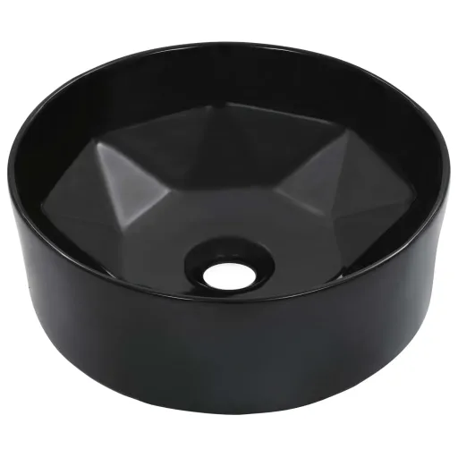 Lavabo 36x14 cm Cerámica Negro