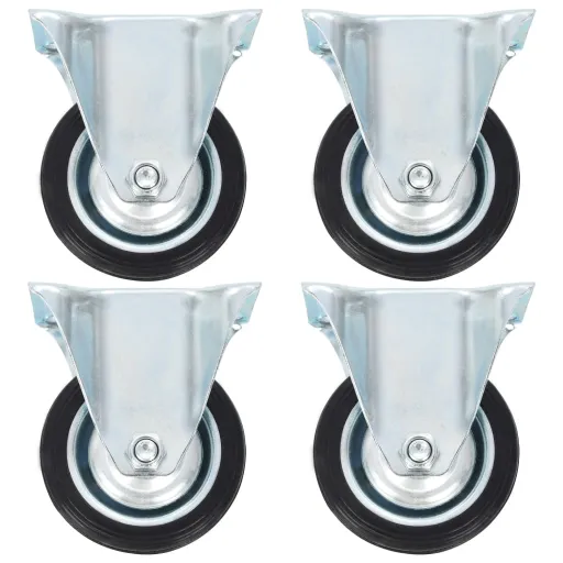 Ruedas Fijas 4 Unidades 75 mm