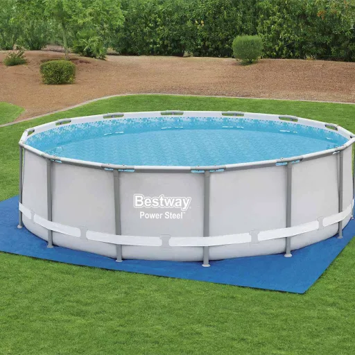 Bestway Cubierta de Suelo Para Piscina Flowclear 488x488 cm