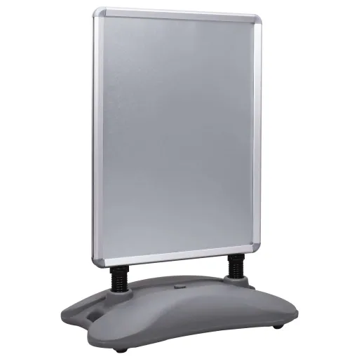 Soporte Para Carteles A1 Base de Agua Aleación de Aluminio Gris
