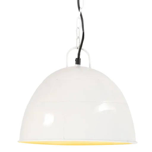 Lámpara Colgante Vintage 25 W Blanca Redonda 31 cm E27