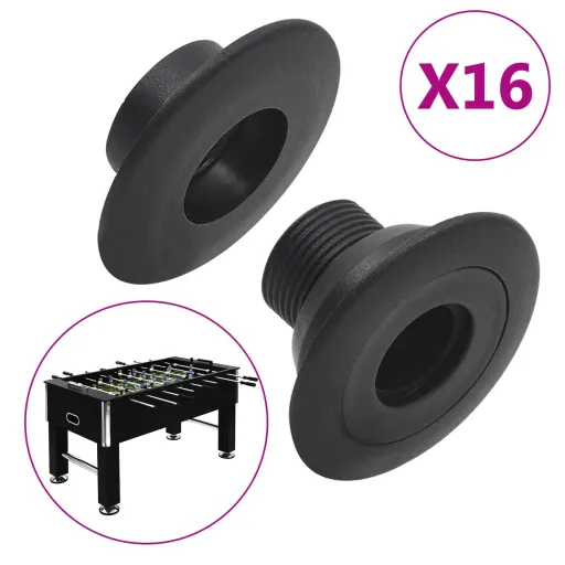 Topes Para la Mesa de Futbolín Barra 15,9/16 mm 16 Piezas