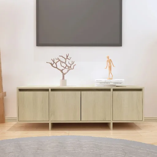 Mueble Para TV Madera Contrachapada Roble Sonoma 120x30x40,5 cm