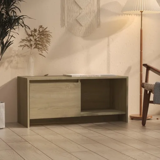 Mueble Para TV Madera Contrachapada Roble Sonoma 90x35x40 cm