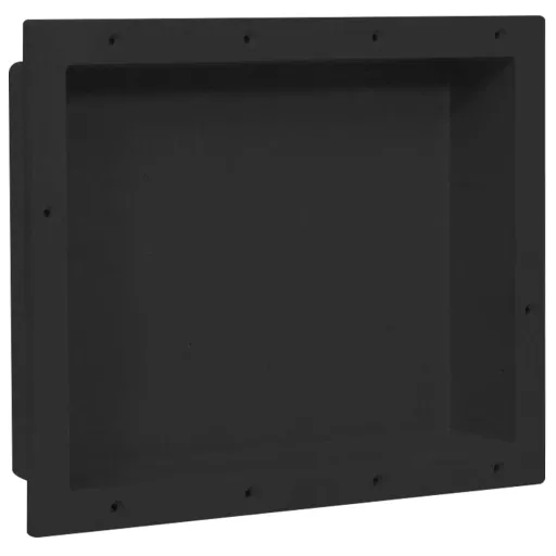 Hornacina de Ducha Negro 41x51x10 cm