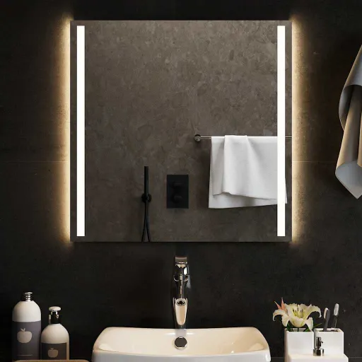 Espejo de Baño Con LED 60x60 cm