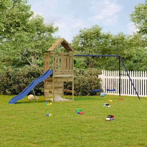 Parque Infantil de Exterior Madera de Pino Impregnada