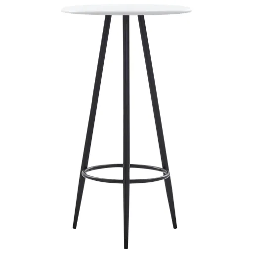 Mesa Alta de Cocina MDF Blanco 60x107,5 cm