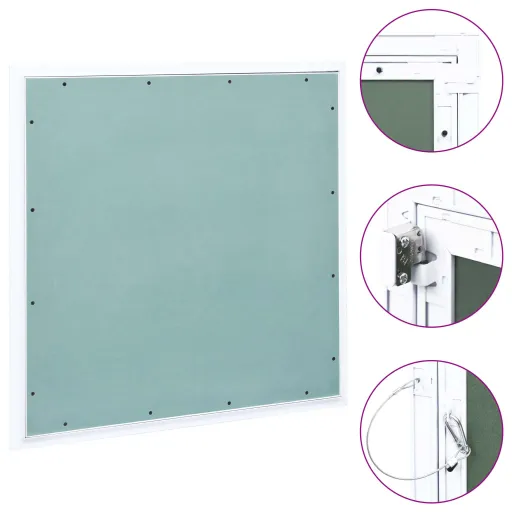 Panel de Acceso Marco de Aluminio y Placa de Yeso 700x700 mm