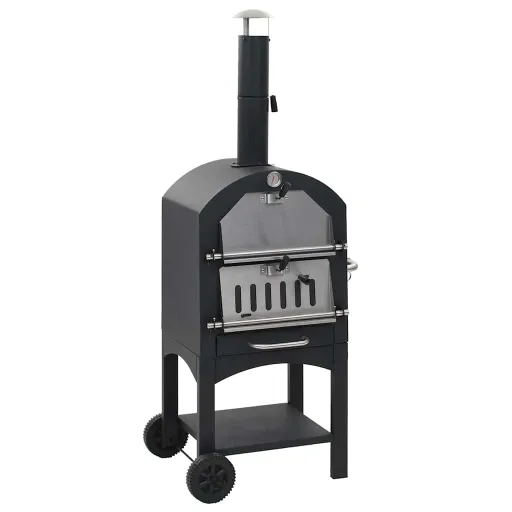 Horno de Pizza Exterior Carbón de Arcilla Refractaria