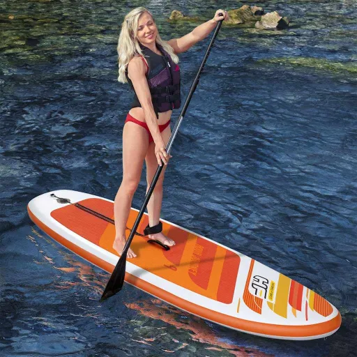 Bestway Hydro-Force Set de Tabla de Paddle Surf Hinchable Aqua Journey