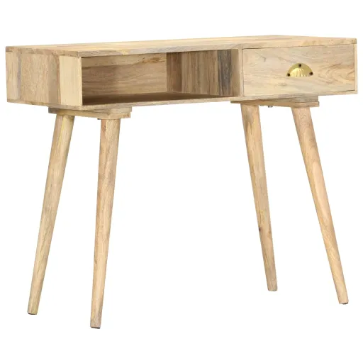 Mesa Consola de Madera Maciza de Mango 90x45x75 cm