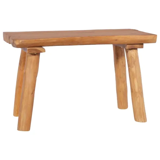 Banco de Jardín de Madera Maciza de Teca 80 cm