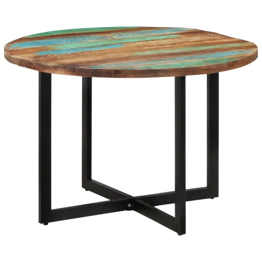 Mesa de Comedor Madera Maciza Reciclada 110x75 cm