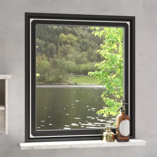 Mosquitera Magnética Para Ventanas Blanco 130x150 cm