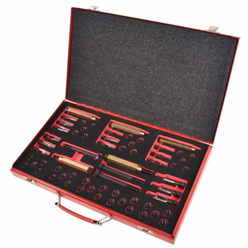 Kit Reparación Rosca Bujía Incandescente 63 Pzas M8 M9 M10 M12