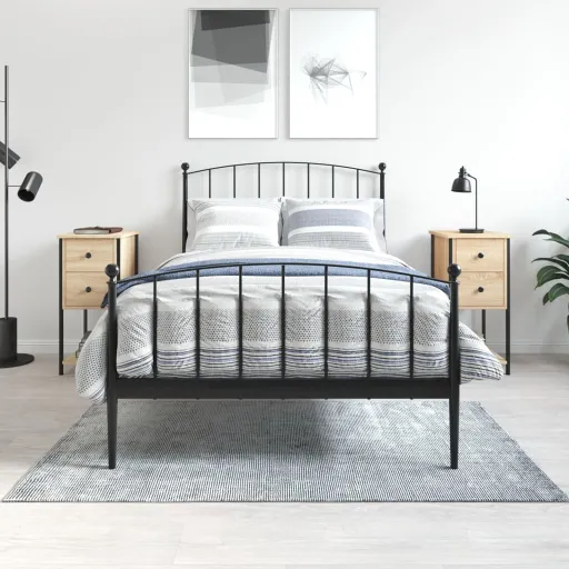 Mesitas Noche 2 Uds Madera Ingeniería Roble Sonoma 32x42x70 cm