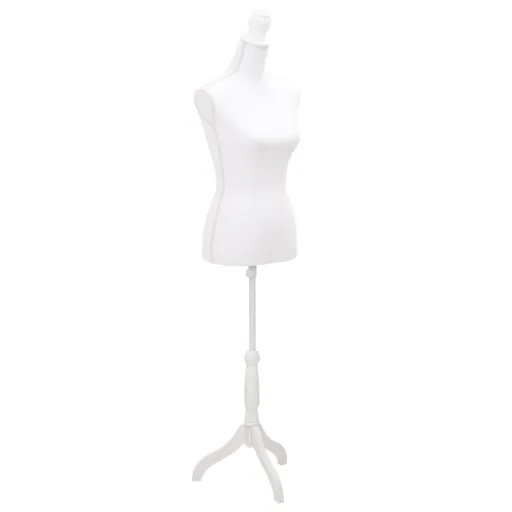 Maniquí Busto de Mujer Exhibición Blanco