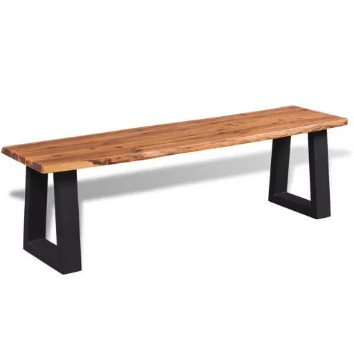 Banco de Madera de Acacia Maciza 160 cm