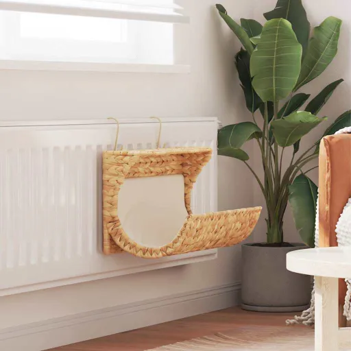Cama Para Gato Con Cojín de Jacinto de Agua 37x20x20 cm