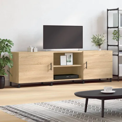 Mueble Para TV Madera de Ingeniería Roble Sonoma 150x30x50 cm