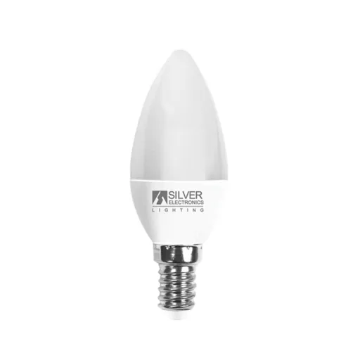 Bombilla LED Vela Silver Electronics Luz Blanca 6 W 5000 K