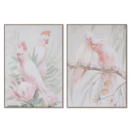 Lienzo Home ESPRIT Poliestireno Lienzo 100 x 4 x 140 cm