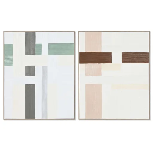 Lienzo Home ESPRIT Pino Lienzo 82 x 4,5 x 102 cm 82,2 x 4,5 x 102 cm