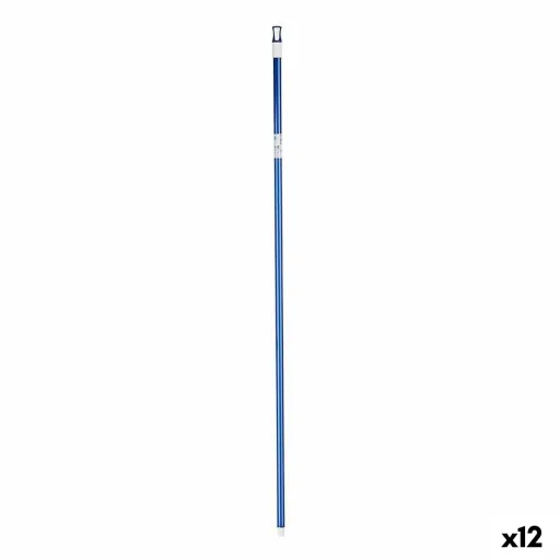 Palo Para Escoba Azul Metal 2,3 x 130 x 2,3 cm (12 Unidades)