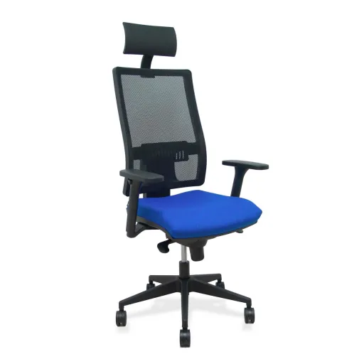 Silla de Oficina Con Cabecero Horna Piqueras y Crespo B3DR65C Azul