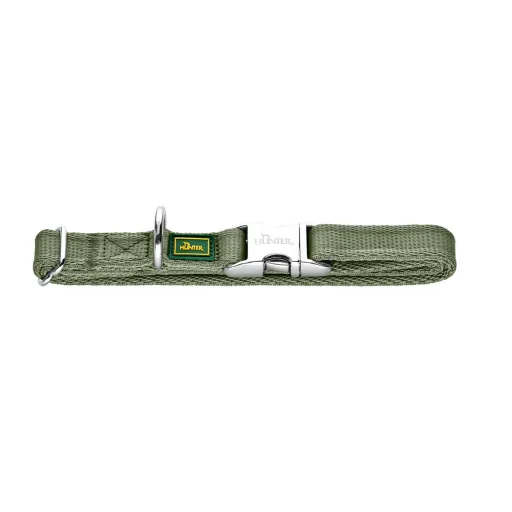 Collar Para Perro Hunter Inari Verde M 30-45 cm