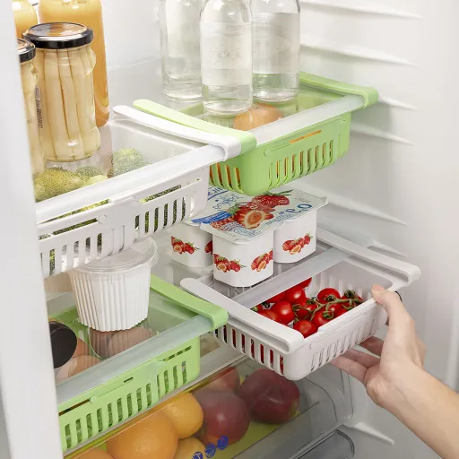 Organizador Ajustable Para Nevera Friwer InnovaGoods 2 Unidades