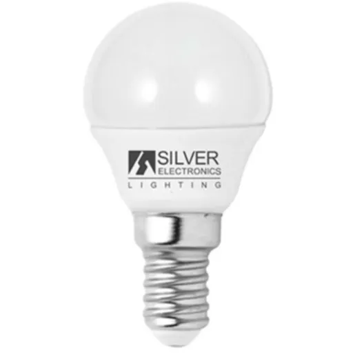Bombilla LED Esférica Silver Electronics Eco E14 5W