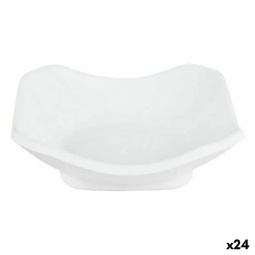 Set de Degustación Viejo Valle Troya Blanco Melamina Cuadrado 11 x 11 x 3,5 cm (24 Unidades)