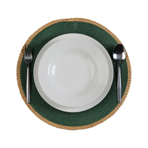 Salvamantel Versa Verde Yute Polipropileno Jacinto de Agua 38 x 38 cm