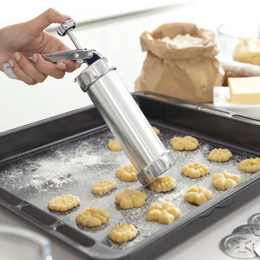 Máquina Para Hacer Galletas y Manga Pastelera 2 en 1 Prekies InnovaGoods