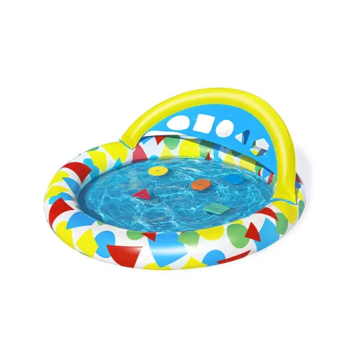 Bestway Piscina Hinchable Infantil Aprendizaje 120x117x46 cm +4 Meses Jardin 52378