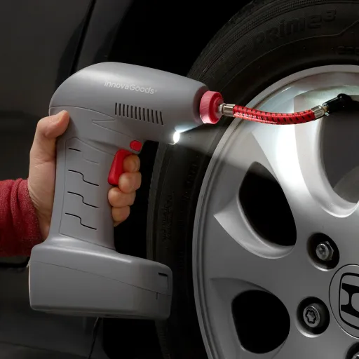 Compresor de Aire Portátil Con LED Airpro+ InnovaGoods
