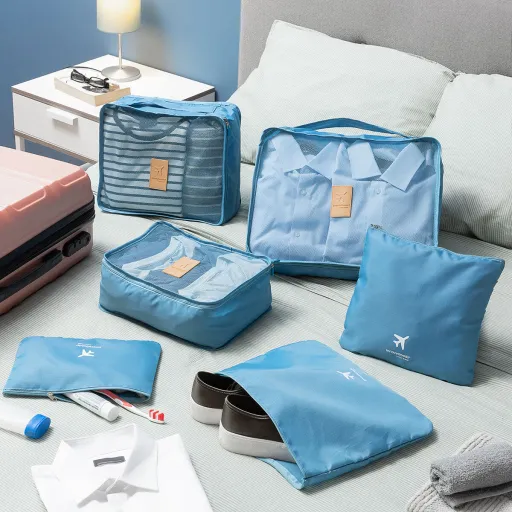 Set de Bolsas Organizadoras Para Maletas Luggan InnovaGoods 6 Piezas