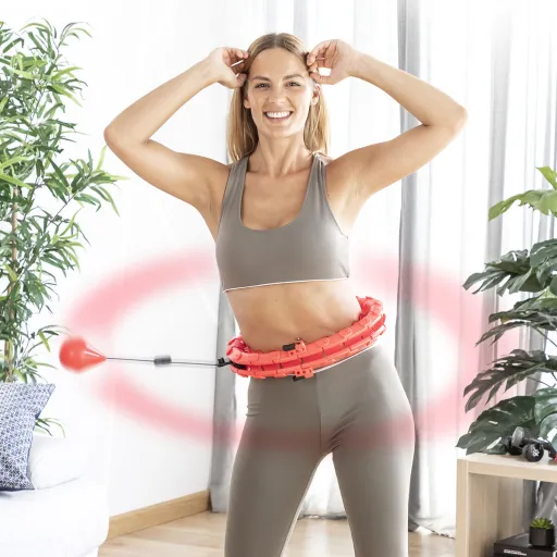 Aro de Fitness Inteligente Ajustable Con Peso Fittehoop InnovaGoods