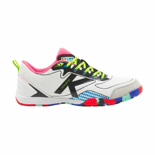 Zapatillas de Fútbol Sala Para Adultos Kelme Stiletto Blanco
