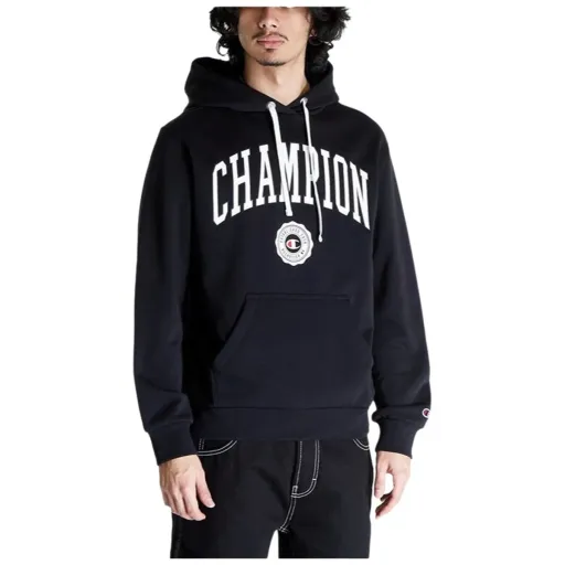Sudadera Con Capucha Hombre Champion Negro