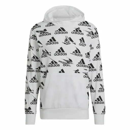 Sudadera Con Capucha Hombre Adidas Essentials Brandlove Blanco