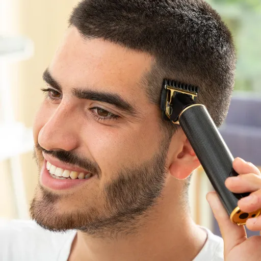 Cortapelos Profesional Recargable Con Accesorios Triher InnovaGoods
