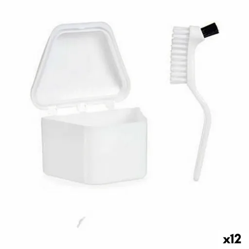 Set Para Dentaduras Postizas Berilo Blanco Polipropileno (12 Unidades)