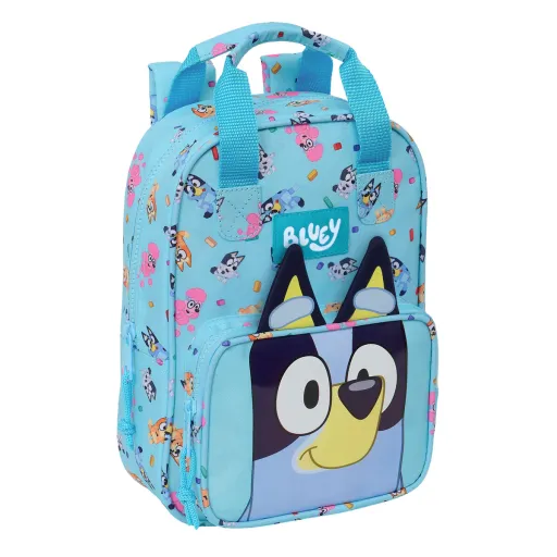 Mochila Escolar Bluey Azul Cielo 20 x 28 x 8 cm