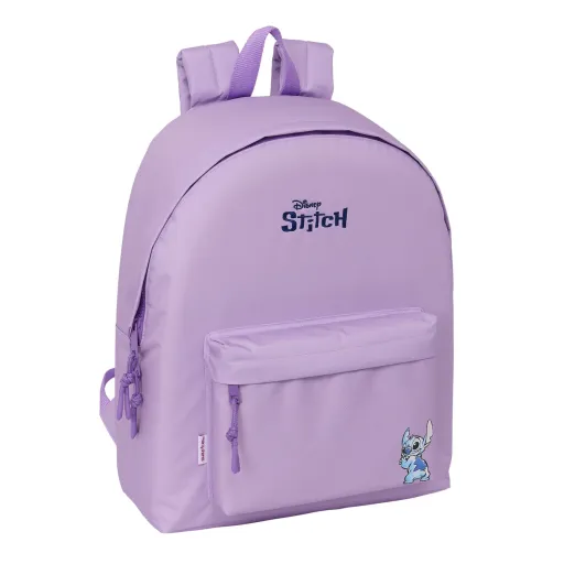 Mochila Escolar Stitch Sweet Azul Lila 33 x 42 x 15 cm