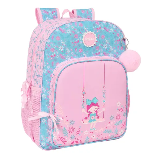 Mochila Escolar Glow Lab Swing Multicolor 33 x 42 x 14 cm