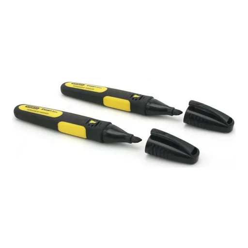 Rotulador Permanente Stanley Negro (2 Piezas)