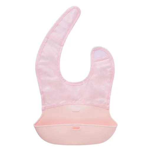 Babero Plegable Easy Rosa Claro